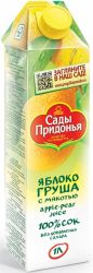 Сады придонья сок яблоко/груша 1л