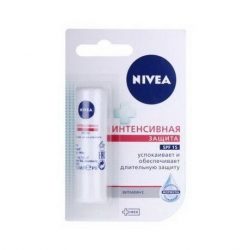 Бальзам Для Губ Nivea Lip Care Интенсивная Защита 4.8Г Мл
