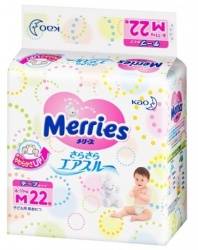 Мерриес подгузники 6-11кг (M) 22шт
