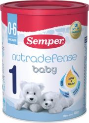 Сэмпер бэби нутрадефенс 1 молочная смесь с рождения 400г
