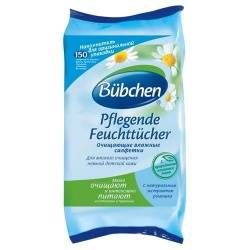 Бюбхен салфетки влажные очищающие 150шт сменный блок