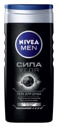 Нивея мен гель для душа Сила угля 250мл (84045)