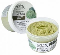 Планета Органика скраб для тела Сибирский мох обновляющий для гладкости и нежности кожи 450мл