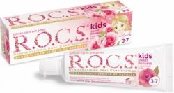 Рокс паста зубная детская Kids Sweet princess Аромат розы 3-7 лет 45г