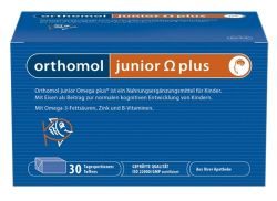 Ортомол Юниор Омега плюс №30 ириски жевательные