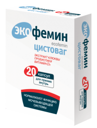 Экофемин Цистоваг 413мг №20 капсулы