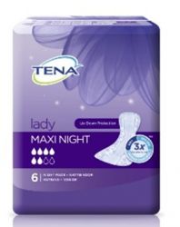 ТЕНА Леди Макси Найт прокладки урологические ночные 6 штук (TENA Lady Maxi Night)