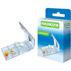 Пилюля таблетница с делителем таблеток