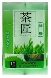 Фуджиеда Сеиши туалетная бумага двухслойная с ароматом зеленого чая 30м 12 рулонов