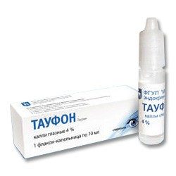 Тауфон 4% капли глазные 10мл флакон-капельница