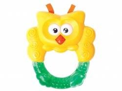 Мир детства погремушка-прорезыватель сова 4мес+