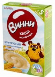 Винни каша молочная Кукурузная с пребиотиками с 5 мес 220г