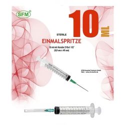 Шприц SFM трехкомпонентный с иглой 21G (0