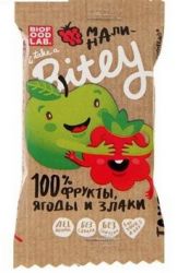 Байти батончик фруктово-ягодный яблоко-малина 25гр