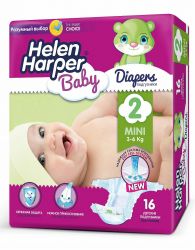 Хелен Харпер подгузники Baby mini 3-6кг 16шт