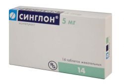 Синглон 5мг №14 таблетки жевательные