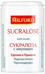 Милфорд подсластитель сукралоза с инулином №370 таблетки