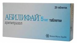 Абилифай таблетки 5мг 28 шт.