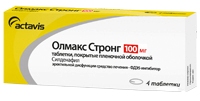 Олмакс стронг 100мг №4 таблетки п/о