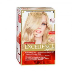 Краска для волос Loreal excellence тон 10.13 легендарный блонд