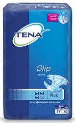 Тена Слип подгузники для взрослых плюс дышащие L 10шт