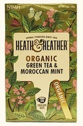 Heath&Heather Зеленый с марокканской мятой Органик чай №20 пакетики
