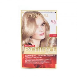 Краска для волос Loreal excellence тон 8.12 мистический блонд
