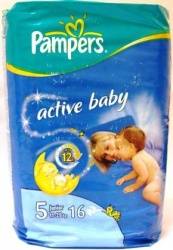 Памперс подгузники Active Baby (5) 11-18кг junior 16шт