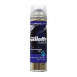 Гель д/бритья муж. Gillette Sensitive Skin 200 мл