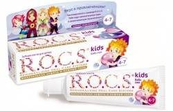 Рокс паста зубная детская Kids Бабл гам 4-7 лет 45г