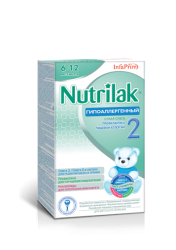 Нутрилак Гипоаллергенный 2 смесь сухая молочная для детей 350г