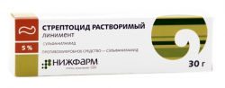 Стрептоцида линимент 5% 30г
