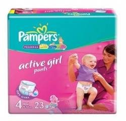 Памперс трусики Active Girl (4) 9-14кг maxi 23шт