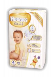 Хаггис подгузники Elite Soft (4) 8-14кг 19шт