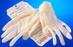 Перчатки vogt medical хирургические стерильные латексные опудренные р.8 №1 пара