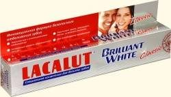 Лакалют паста зубная brilliant white classic 50мл