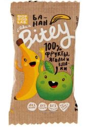 Байти батончик фруктово-ягодный яблоко-банан 25гр