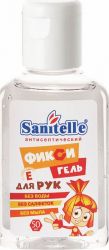 Санитель фикси-гель антисептик для рук с витамином Е аромат вишни 50мл