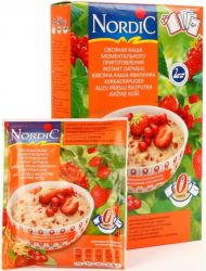 Нордик каша моментального приготовления овсяная с красной смородиной и клубникой 6*35г