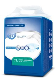 Айди слип супер анаформ /id/ подгузники для взрослых L №10