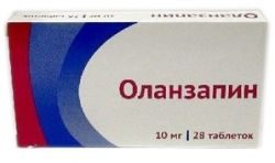 Оланзапин 10мг №28 таблетки /Озон/
