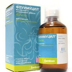 Флуимуцил раствор 40мг/мл 200мл №1 флакон