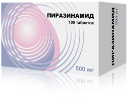 Пиразинамид-акри 500мг №100 таблетки