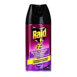 Рейд аэрозоль мгновенного действия против летающих ползающих насекомых 300мл (лаванда)