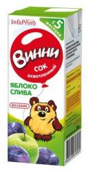 Винни сок осветленный яблоко-слива с 5 мес 0