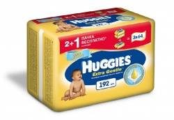 Хаггис салфетки влажные Extra Gentle с витамином Е 192шт