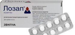 Лозап 50мг №60 таблетки