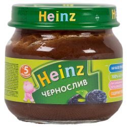 Хайнц пюре чернослив с пребиотиками с 5 мес 80г