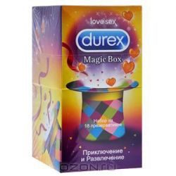 Дюрекс презервативы Magic Box Приключение и Развлечение 18шт