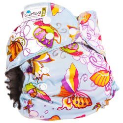 Глориес многоразовый подгузник OPTIMA NEW Бабочки 3-18кг+2 вкладыша